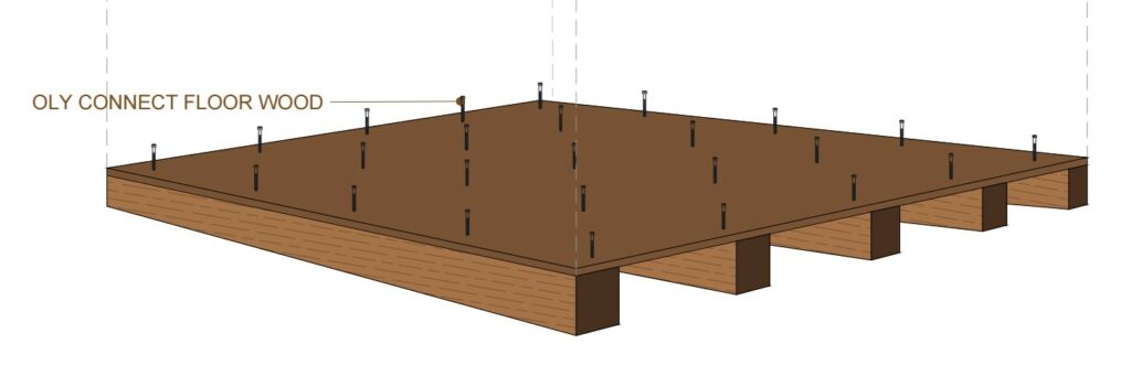 Oly connect floor wood